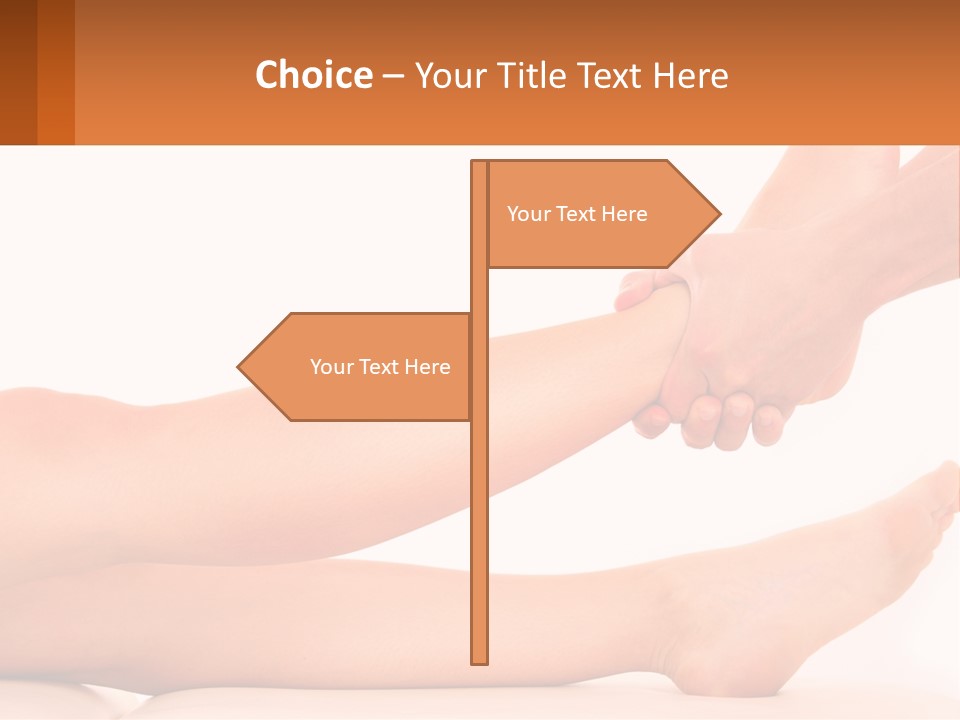 A Woman's Legs With A White Background PowerPoint Template