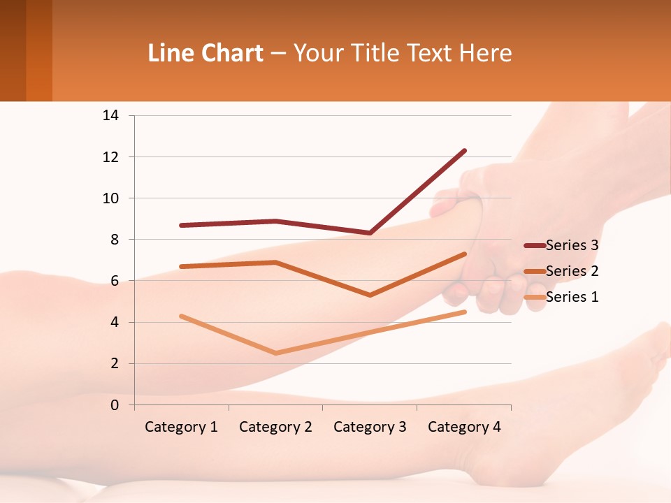 A Woman's Legs With A White Background PowerPoint Template