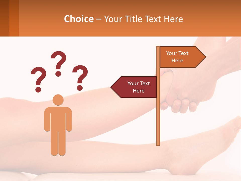 A Woman's Legs With A White Background PowerPoint Template