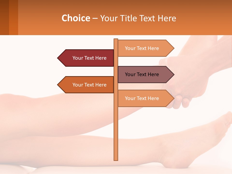 A Woman's Legs With A White Background PowerPoint Template