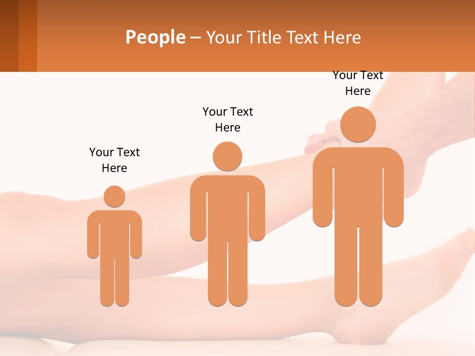 A Woman's Legs With A White Background PowerPoint Template