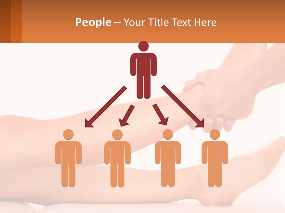 A Woman's Legs With A White Background PowerPoint Template