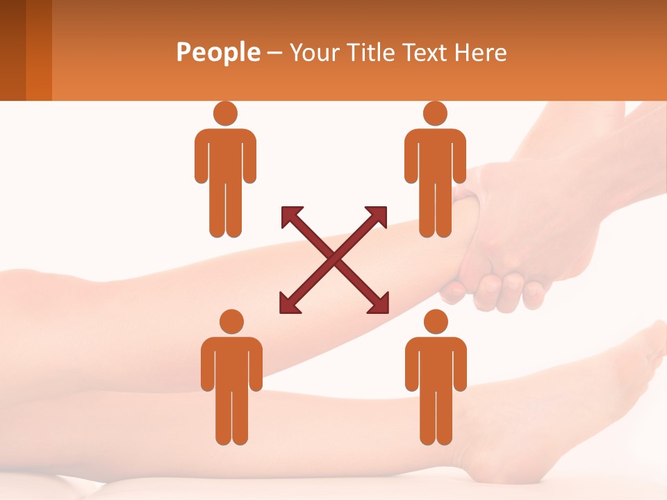 A Woman's Legs With A White Background PowerPoint Template