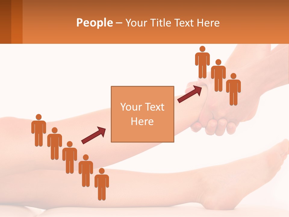 A Woman's Legs With A White Background PowerPoint Template