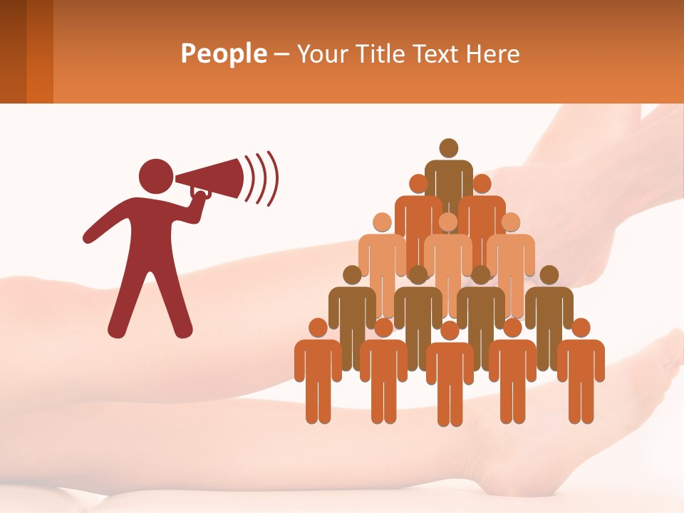 A Woman's Legs With A White Background PowerPoint Template