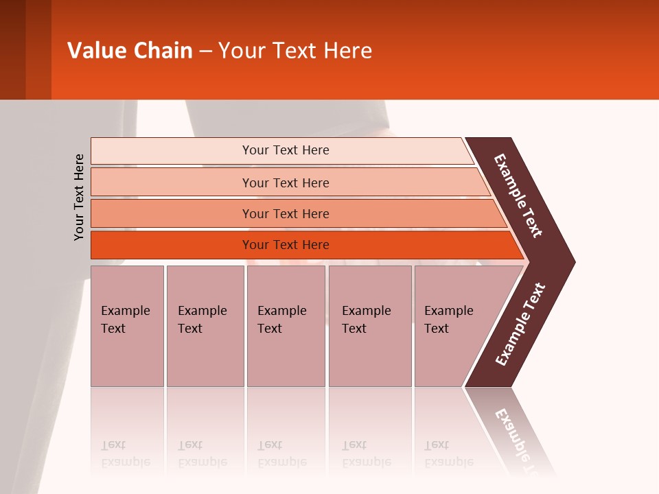 A Person Holding A Pair Of Orange Dumbs PowerPoint Template