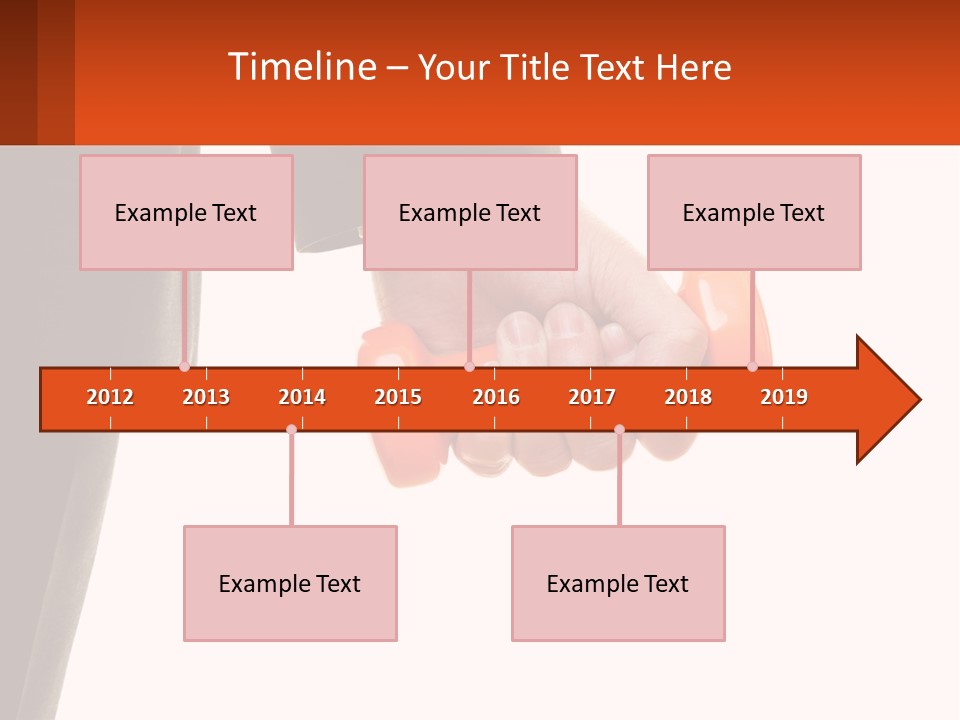 A Person Holding A Pair Of Orange Dumbs PowerPoint Template