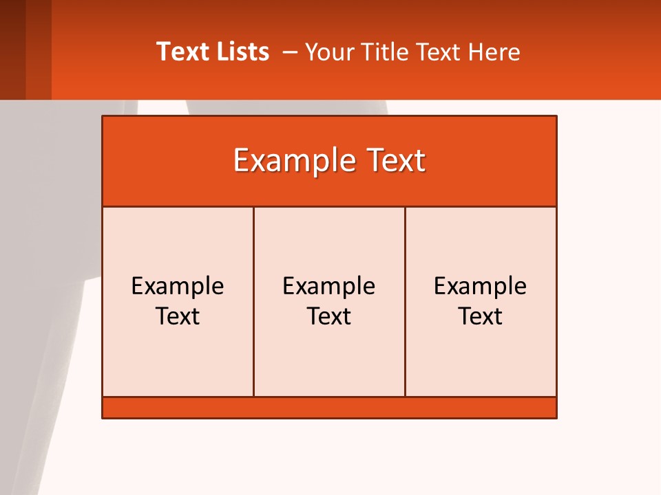A Person Holding A Pair Of Orange Dumbs PowerPoint Template