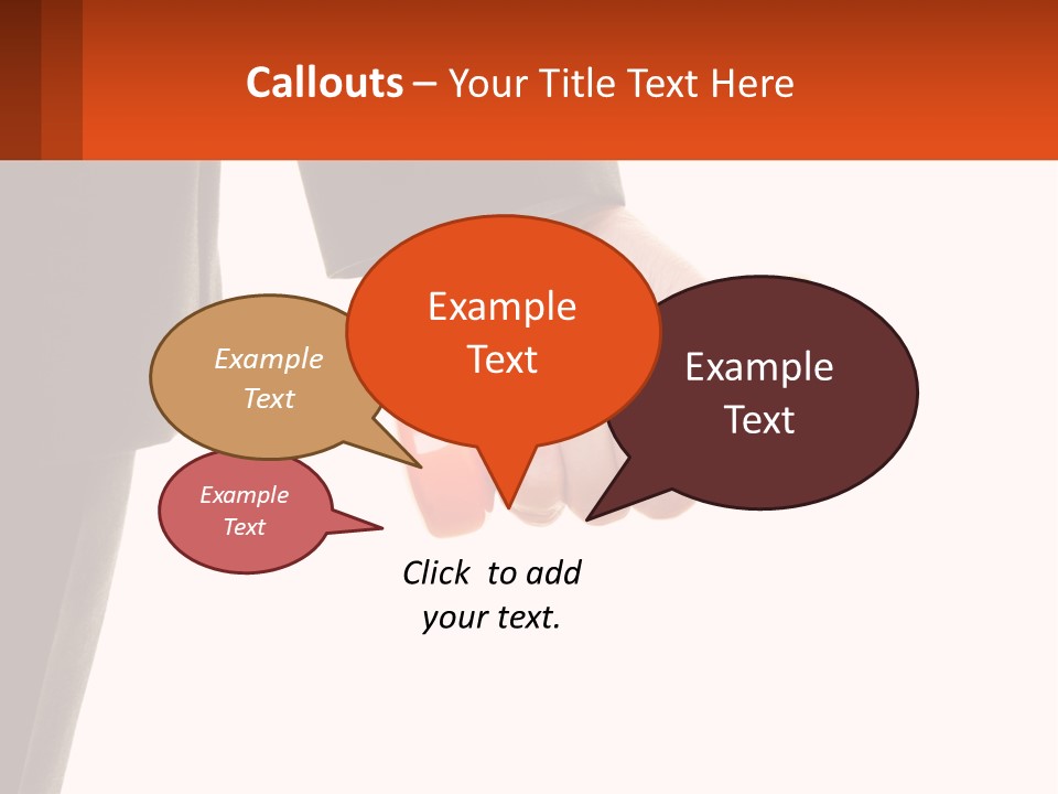 A Person Holding A Pair Of Orange Dumbs PowerPoint Template