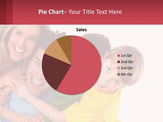 A Group Of People That Are Smiling For The Camera PowerPoint Template