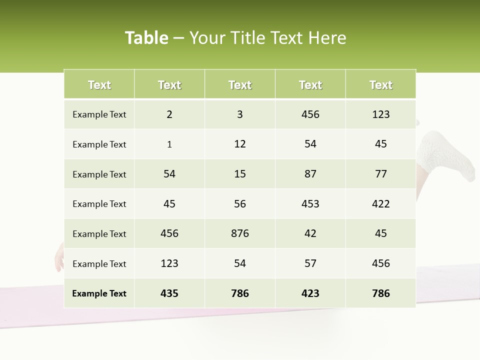 A Little Girl Is Laying On Top Of A Ball PowerPoint Template