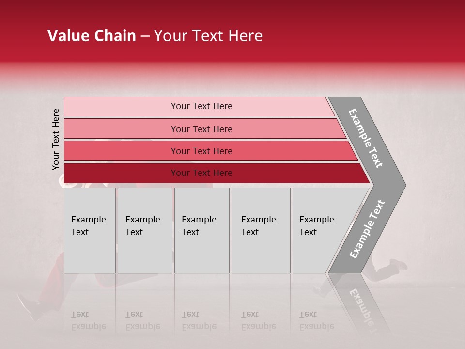 A Man Dressed As Santa Claus Running Away From A Little Boy PowerPoint Template
