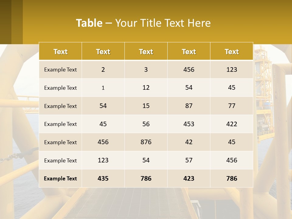 A Man Walking Across A Yellow Bridge Over Water PowerPoint Template