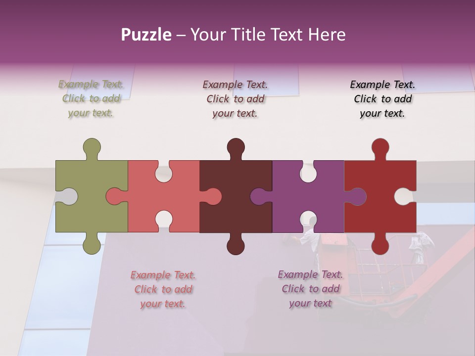 A Man Is Painting The Side Of A Building PowerPoint Template