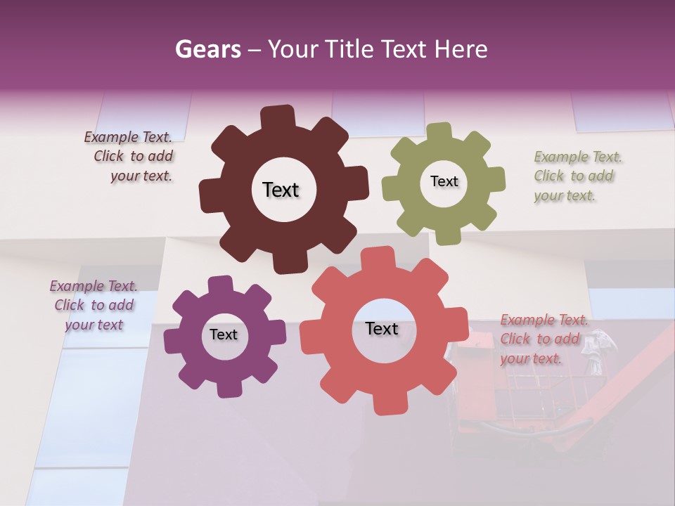 A Man Is Painting The Side Of A Building PowerPoint Template