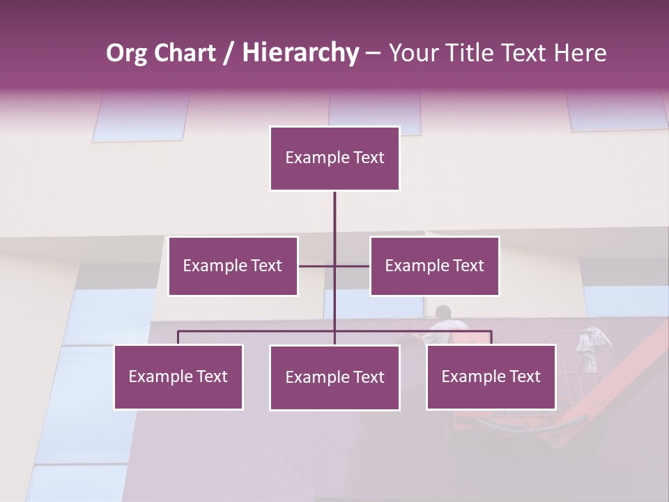 A Man Is Painting The Side Of A Building PowerPoint Template