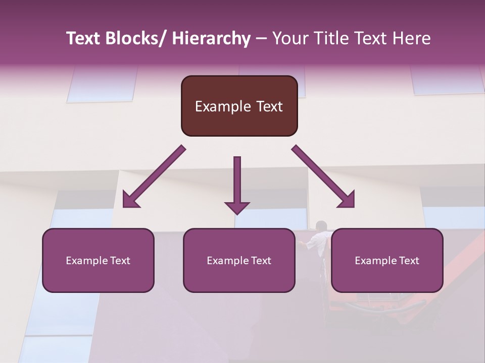 A Man Is Painting The Side Of A Building PowerPoint Template
