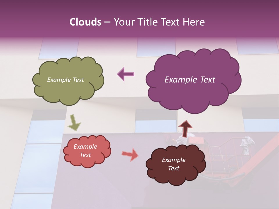 A Man Is Painting The Side Of A Building PowerPoint Template