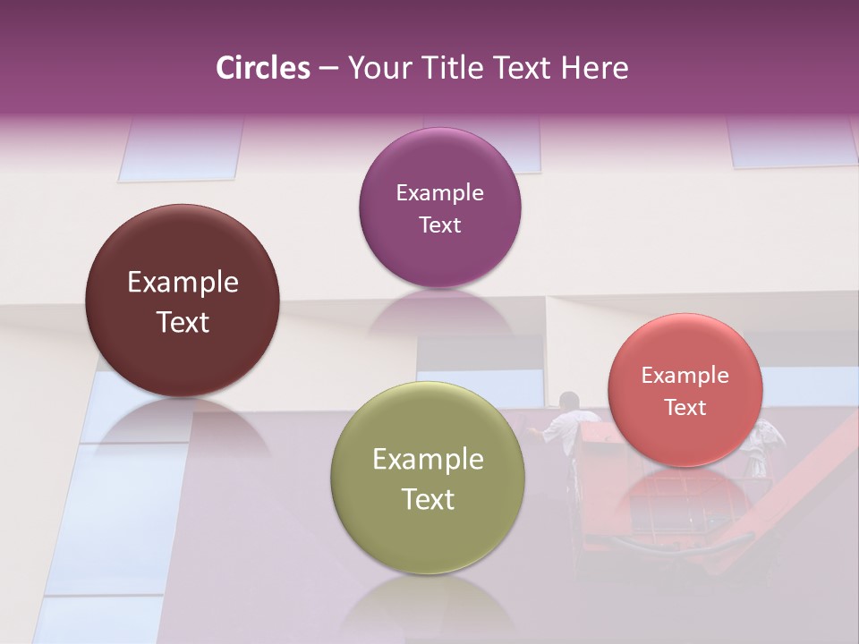 A Man Is Painting The Side Of A Building PowerPoint Template