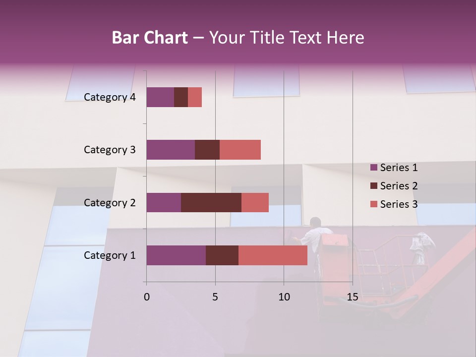 A Man Is Painting The Side Of A Building PowerPoint Template