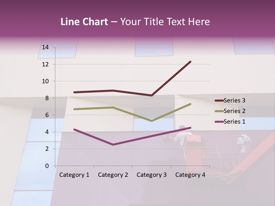 A Man Is Painting The Side Of A Building PowerPoint Template