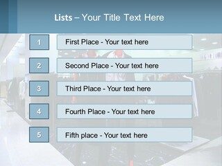Two Mannequins Dressed In Black And White In A Clothing Store PowerPoint Template