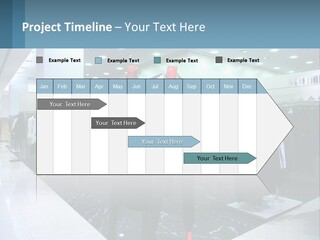 Two Mannequins Dressed In Black And White In A Clothing Store PowerPoint Template