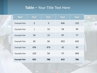 Two Mannequins Dressed In Black And White In A Clothing Store PowerPoint Template