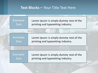 Two Mannequins Dressed In Black And White In A Clothing Store PowerPoint Template