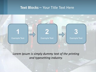 Two Mannequins Dressed In Black And White In A Clothing Store PowerPoint Template