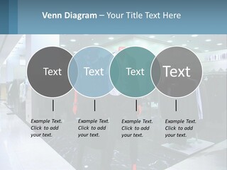 Two Mannequins Dressed In Black And White In A Clothing Store PowerPoint Template