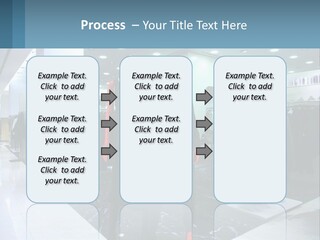 Two Mannequins Dressed In Black And White In A Clothing Store PowerPoint Template