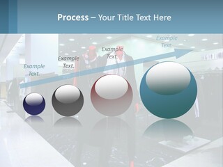 Two Mannequins Dressed In Black And White In A Clothing Store PowerPoint Template