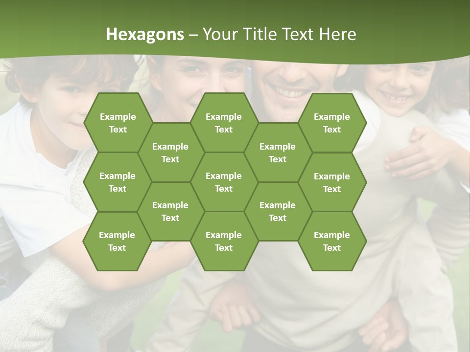 A Group Of People Are Posing For A Picture PowerPoint Template