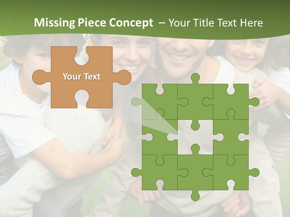 A Group Of People Are Posing For A Picture PowerPoint Template