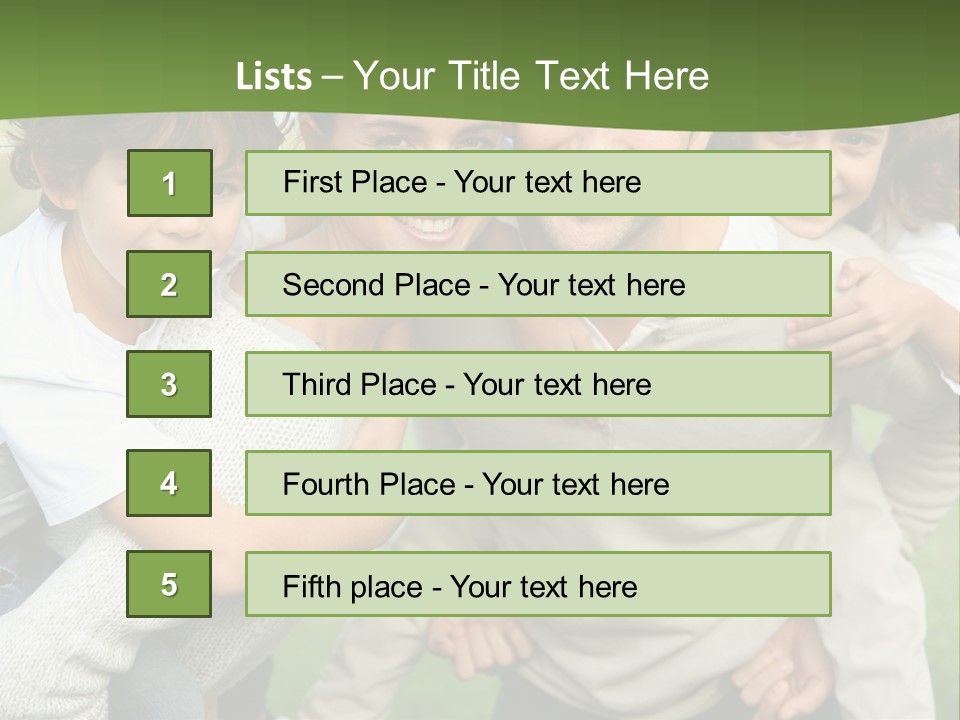 A Group Of People Are Posing For A Picture PowerPoint Template