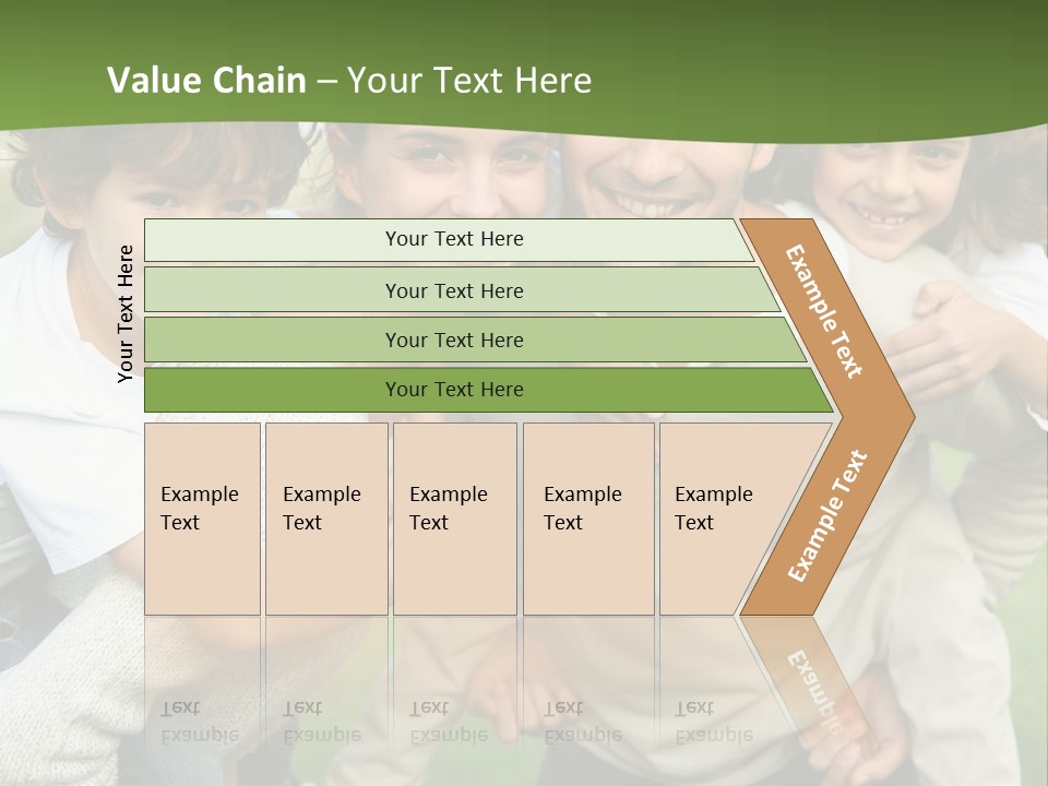 A Group Of People Are Posing For A Picture PowerPoint Template