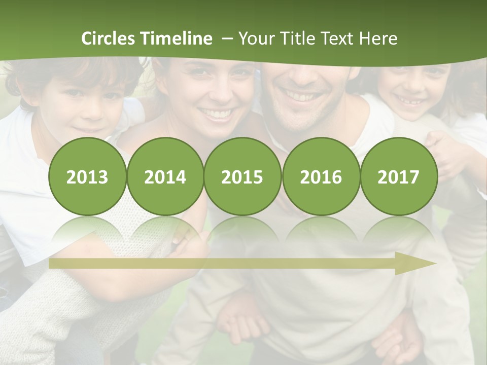 A Group Of People Are Posing For A Picture PowerPoint Template