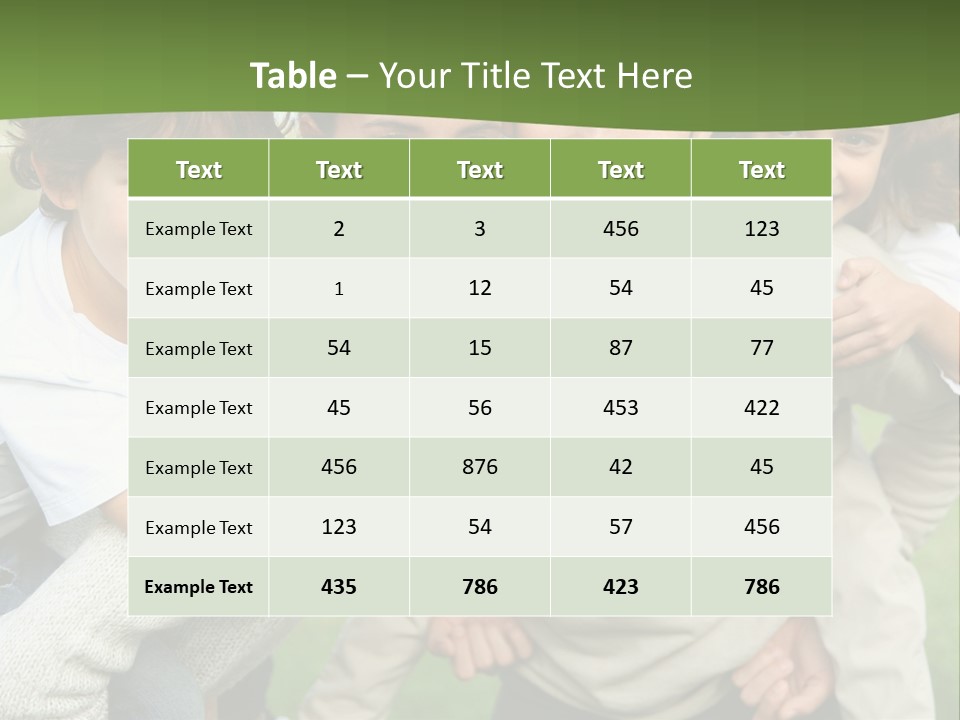 A Group Of People Are Posing For A Picture PowerPoint Template
