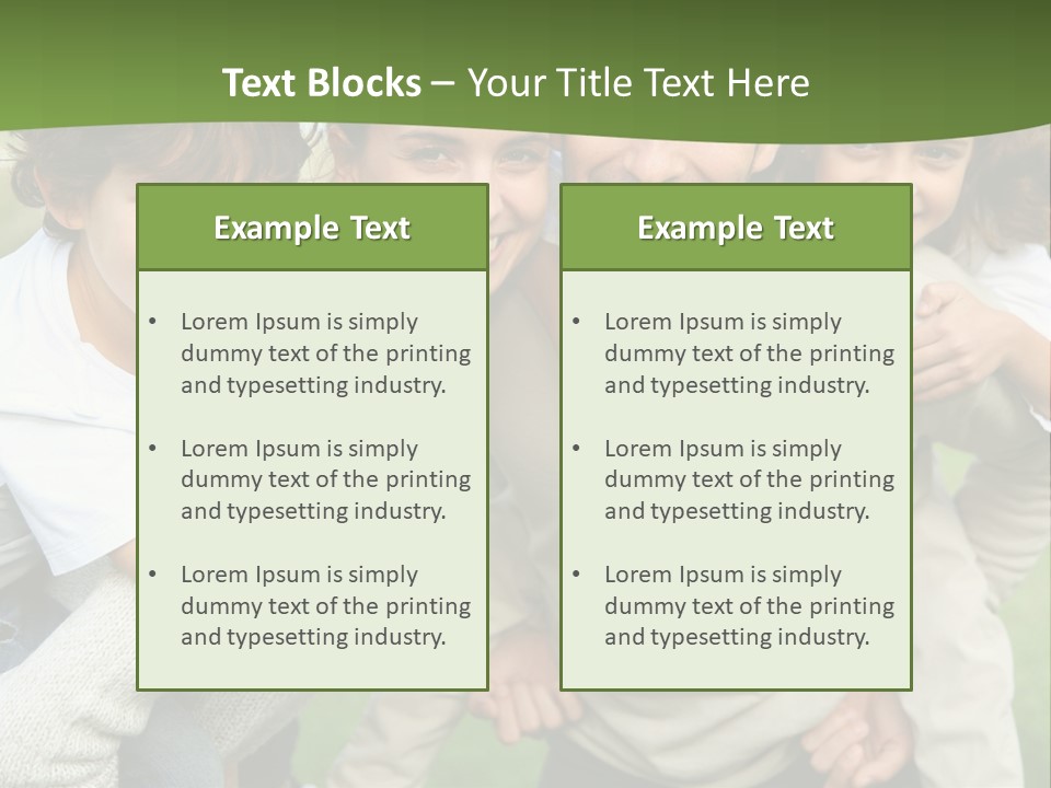 A Group Of People Are Posing For A Picture PowerPoint Template