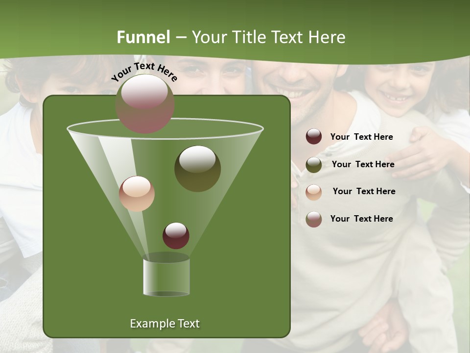 A Group Of People Are Posing For A Picture PowerPoint Template