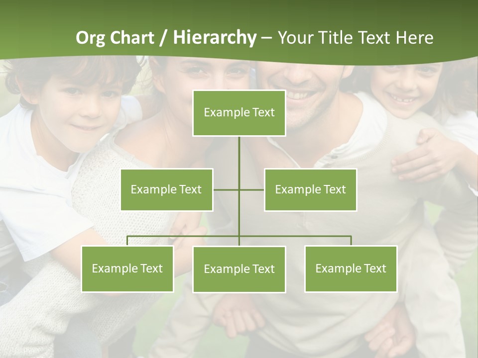 A Group Of People Are Posing For A Picture PowerPoint Template