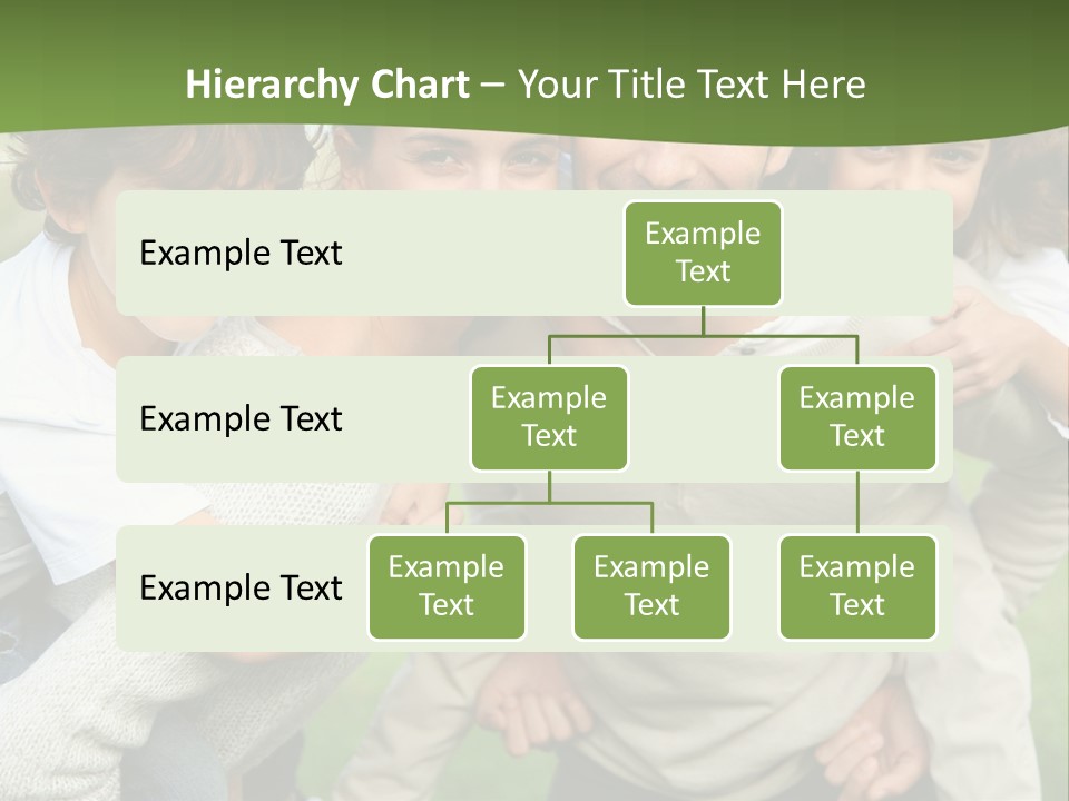 A Group Of People Are Posing For A Picture PowerPoint Template