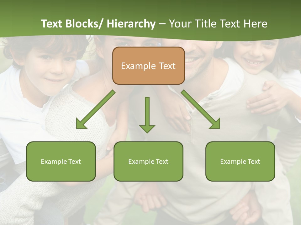 A Group Of People Are Posing For A Picture PowerPoint Template