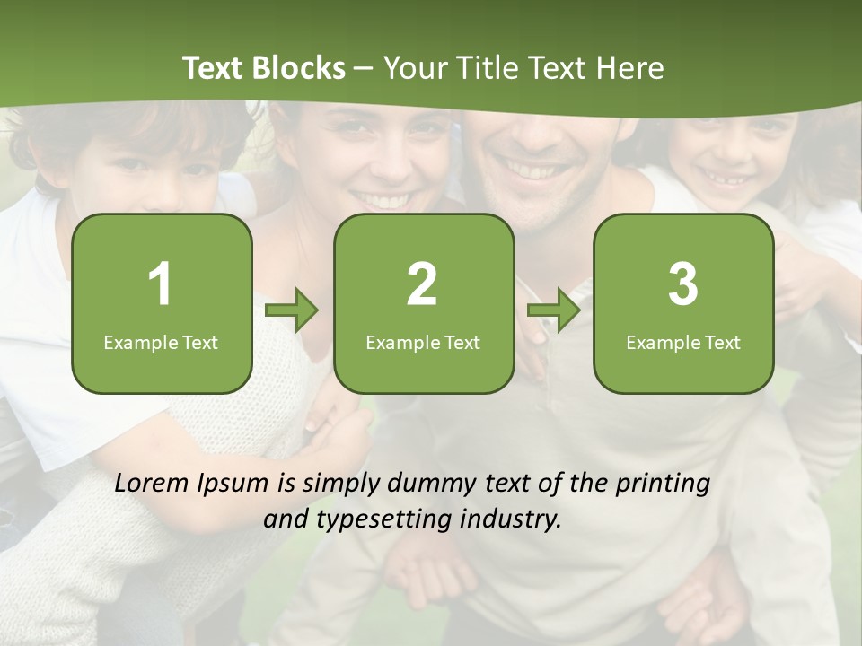 A Group Of People Are Posing For A Picture PowerPoint Template