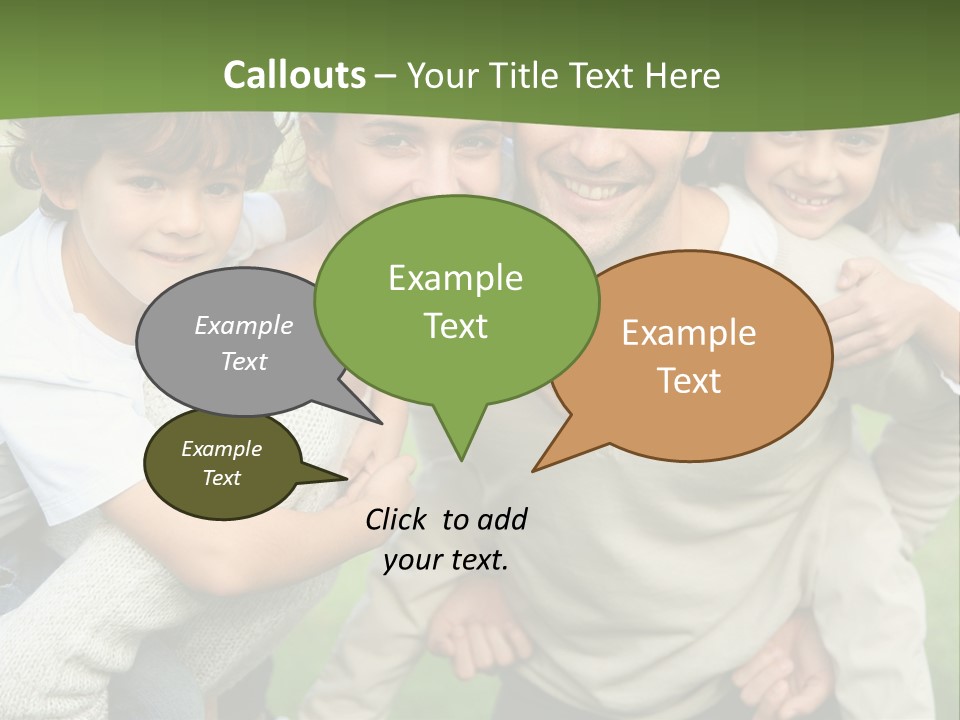 A Group Of People Are Posing For A Picture PowerPoint Template