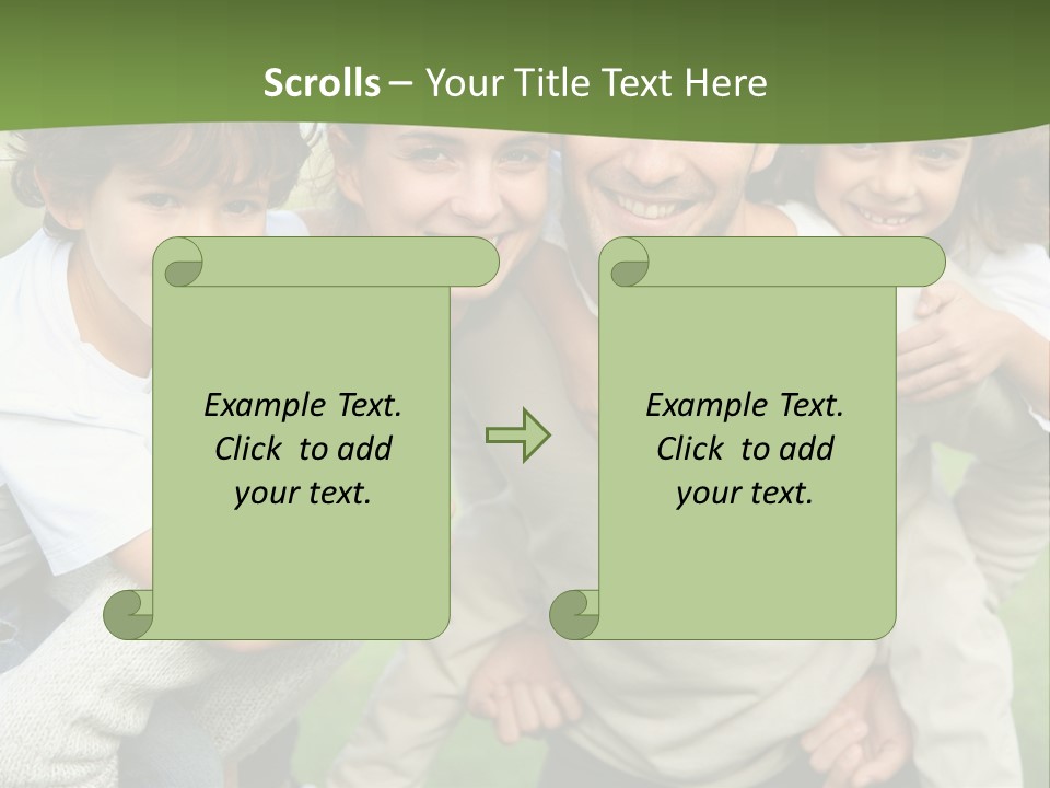 A Group Of People Are Posing For A Picture PowerPoint Template
