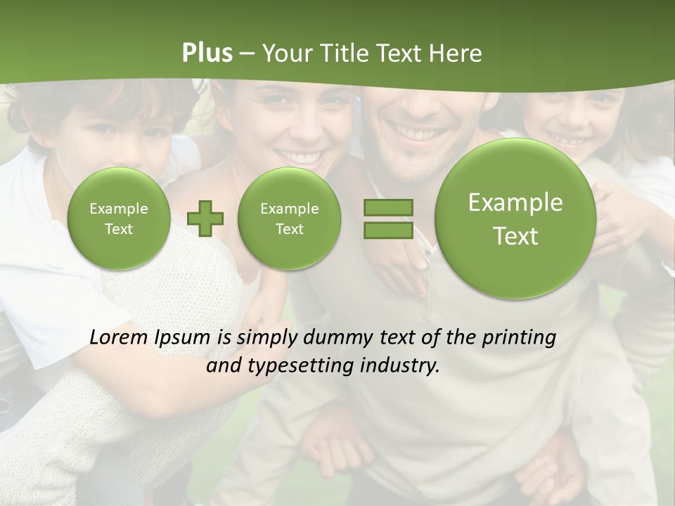 A Group Of People Are Posing For A Picture PowerPoint Template