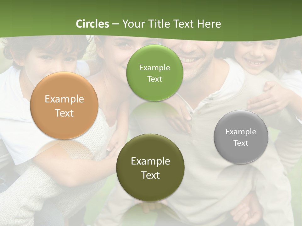 A Group Of People Are Posing For A Picture PowerPoint Template