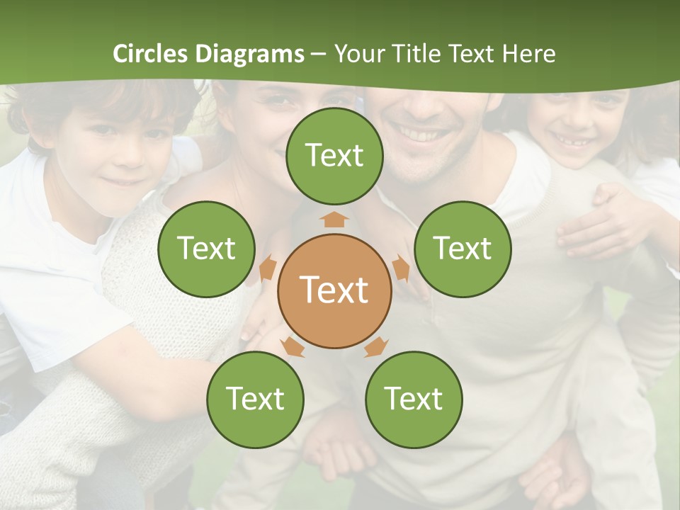 A Group Of People Are Posing For A Picture PowerPoint Template